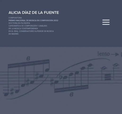 Alicia Díaz de la Fuente Premio Nacional de Música 2022