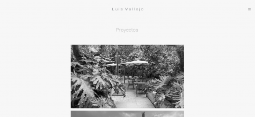 Diseño web Luis Vallejo estudio de Paisajismo 2026