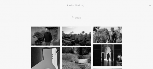 Diseño web Luis Vallejo estudio de Paisajismo 2026