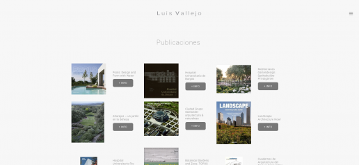 Diseño web Luis Vallejo estudio de Paisajismo 2026